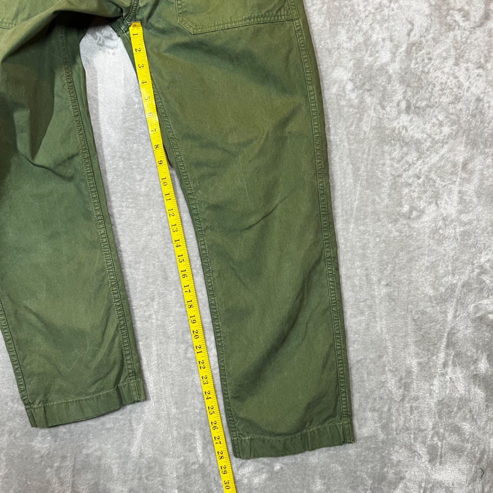 Uniqlo Pants Women's 27-30 Green Utility Army Casual Granola Girl Teacher - Picture 7 of 11